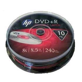 HP DVD+R DL 8,5GB 8x 10-pack Spindel