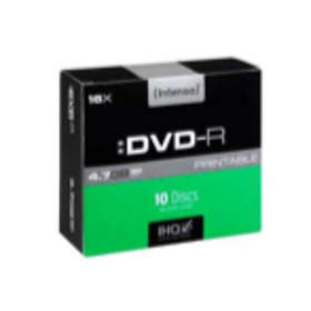 Intenso DVD+R 4.7GB 16x 10-pack Slim Case Inkjet