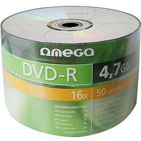 Omega Technology DVD-R 4,7GB 16x 50-Pack Bulkki