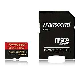 Transcend Ultimate microSDHC Class 10 UHS-I U1 600x 32GB