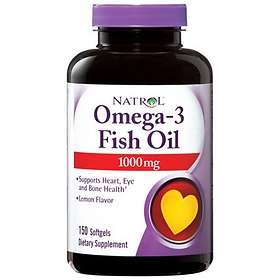 Natrol Omega-3 Fish Oil 1000mg 150 Kapslar