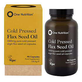 Ortho Molecular Products Organic Cold Pressed Flax Seed Oil 90 Capsules