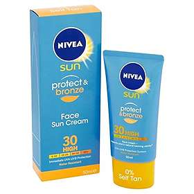 merk op Skiën Keelholte Nivea Sun Protect & Bronze Face Cream SPF30 50ml Best Price | Compare deals  at PriceSpy UK