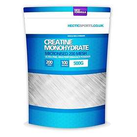 Hectic Sports Creatine Monohydrate Micronised Powder 0.5kg