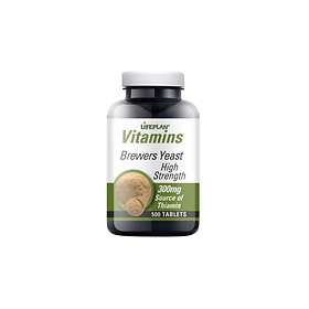 Lifeplan High Strength Brewers Yeast 300mg 500 Tablets