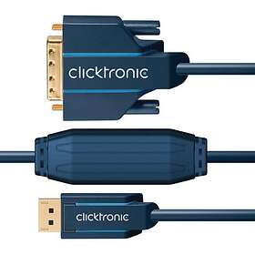 ClickTronic Casual DVI-D Dual Link - DisplayPort 10m