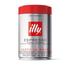 Illy Espresso Mörkrost 0,25kg (tin, hela bönor)