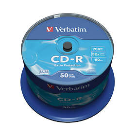 Verbatim CD-R 700MB 52x 50-pakning Spindel
