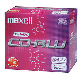 Maxell CD-RW 700MB 4x 10-pack Jewelcase