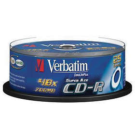 Verbatim CD-R 700MB 52x 25-pack Spindle
