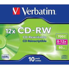 Verbatim CD-RW 700MB 12x 10-pack Jewelcase