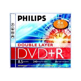 Philips DVD+R DL 8,5GB 8x 5-pack Jewelcase