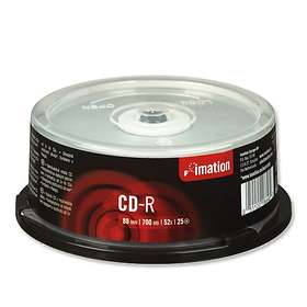 Imation CD-R 700MB 52x 25-pack Cakebox