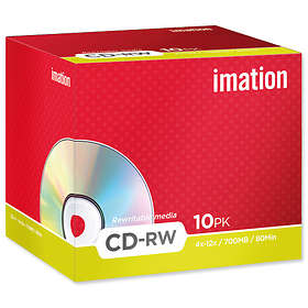 Imation CD-RW 700MB 10x 10-pack Jewelcase