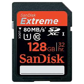 SanDisk Extreme (Plus) SDXC Class 10 UHS-I U1 80MB/s 128GB