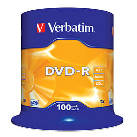 Verbatim DVD-R 4,7GB 16x 100-pack Spindle