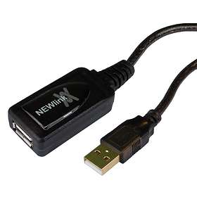 NEWLink Active USB A - USB A M-F 2.0 10m