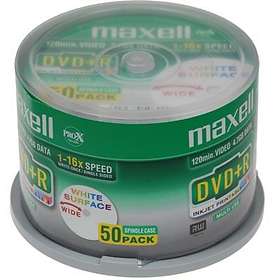 Maxell DVD-R 4,7Go 16x Pack de 50 Spindle Large Jet d'Encre