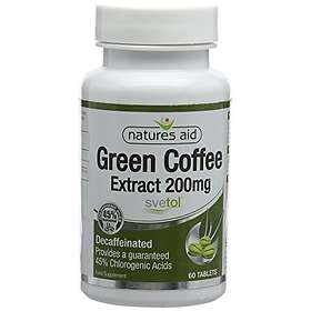 Natures Aid 200mg Green Coffee Extract Decaffeinated 60 Tablets