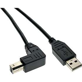 InLine USB A - USB B (angled) 2.0 5m
