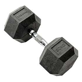 Rubber Encased Hexagonal Cast Iron Hand Dumbbell Weights Weights range 2.5kg to 15k sold as a pair 17.5kg to 30kg sold as a single unit. Valhalla Fitness Hex Dumbbells