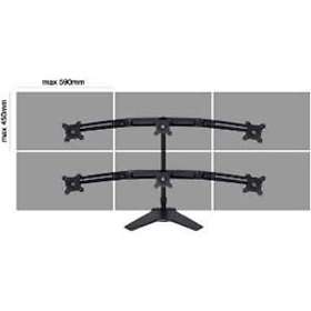 Hagor Products M VESA Triple Arm Stand
