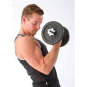 York Fitness Black Cast Iron Dumbell Set 20kg
