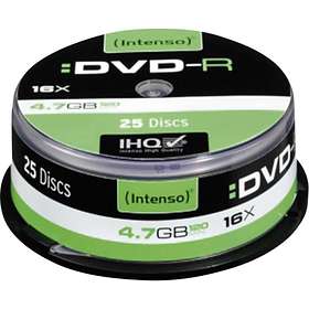 Intenso DVD-R 4.7GB 16x 25-pack Cakebox