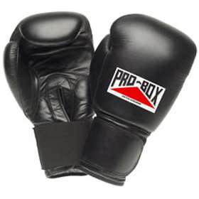 Pro-Box Black Collection Leather Sparring Gloves