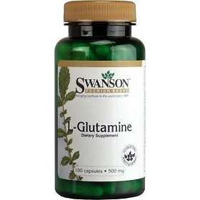 Swanson L-Glutamine 500mg 100 Kapslar