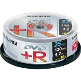 Fujifilm DVD+R 4,7Go 16x Pack de 25 Spindle