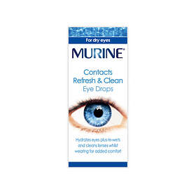 Prestige Brands Murine Contact Refresh & Clean Eye Drops 15ml