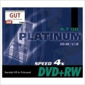 BestMedia Platinum DVD+RW 4,7Go 4x Pack de 1 Boîtier cristal