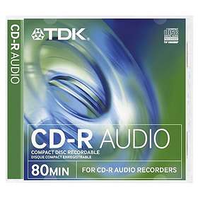 TDK CD-R 700MB 10-pack Jewelcase Audio