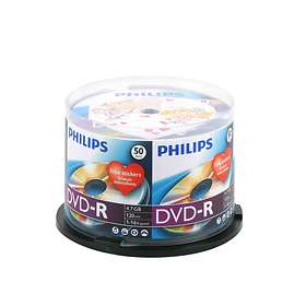 Philips DVD-R 4,7GB 16x 50-pack Spindel