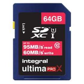 Integral UltimaPro X SDXC Class 10 UHS-I U3 95/60MB/s 64GB