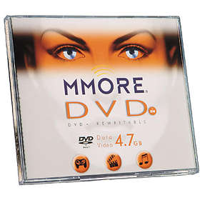 MMORE DVD-R 4.7GB 4x 1-pack Jewel Case