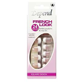 Depend French Look False Nails 24-pack