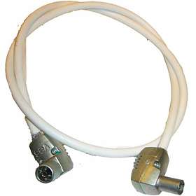 Digitaltvexperten Proffs Antenna 9.5mm - 9.5mm (2x angled) M-F 1m
