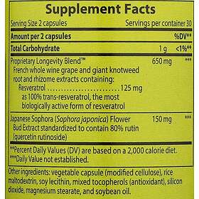 Enzymatic Therapy Resveratrol Forte 60 Capsules