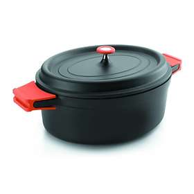 Lacor Black Aluminium Casserole 31cm 6,3L (Ovale)