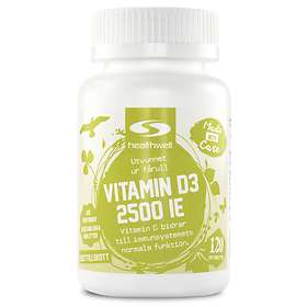 HealthWell Vitamin D3 120 Tabletter