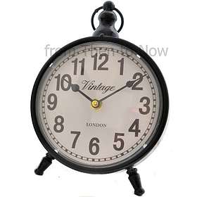Leonardo Clocks Vintage Metal Pocket Watch Style Shabby Chic