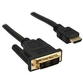 InLine Gold HDMI - DVI-D Single Link 1m