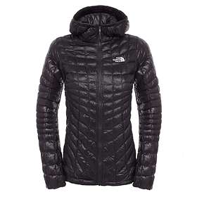 womens black north face jacket with hood
