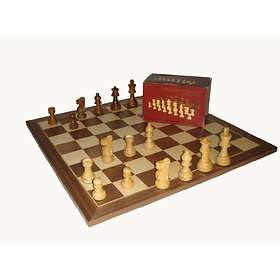 Weighted Staunton Style Chess Pieces In Indian Wood
