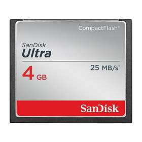SanDisk Ultra Compact Flash 25Mo/s 4Go