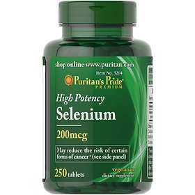 Puritan's Pride Puritans High Potency Selenium 200mcg 250 Comprimés
