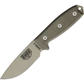 ESEE Knives Model 3 Micarta Plain Edge