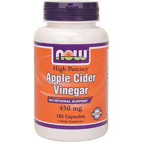 Now Foods Apple Cider Vinegar 450mg 180 Capsules